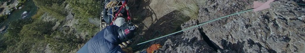 Image presents a picture of rope instructor training to present the promotion of Rope Instructor Courses in Oregon or Washington, to notify instructors that they can register for Crux Rescue's Rope Instructor Courses to Train The Trainer in Rope, Specialty, Industry and Recreational categories.