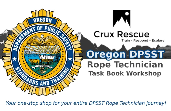 Oregon DPSST Rope Technician Certification Task Book Workshop 